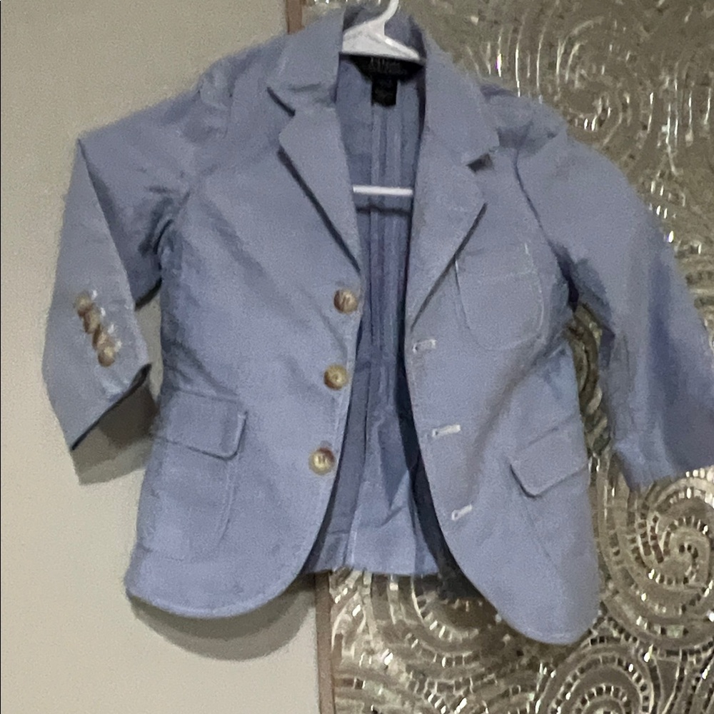 Polo by Ralph Lauren Light Blue Kids Blazer